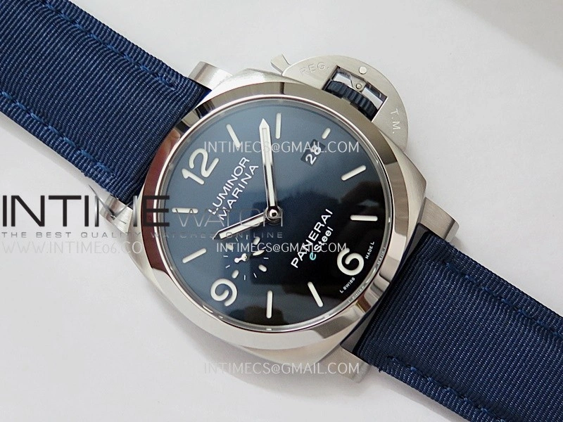 PAM1157 44mm VSF 1:1 Best Edition Blue Dial On Blue Nylon Strap P.9010 Super Clone